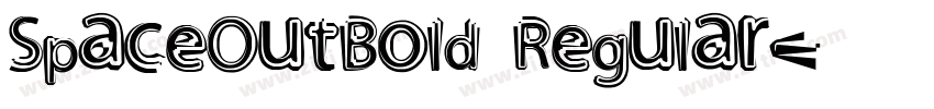 SpaceOutBold Regular字体转换